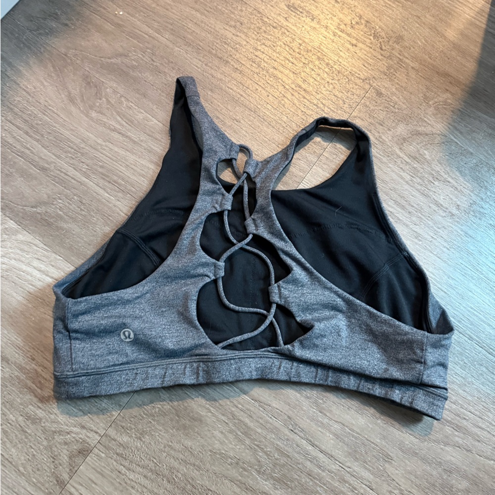 Women's Gray Sports Bra from Lululemon